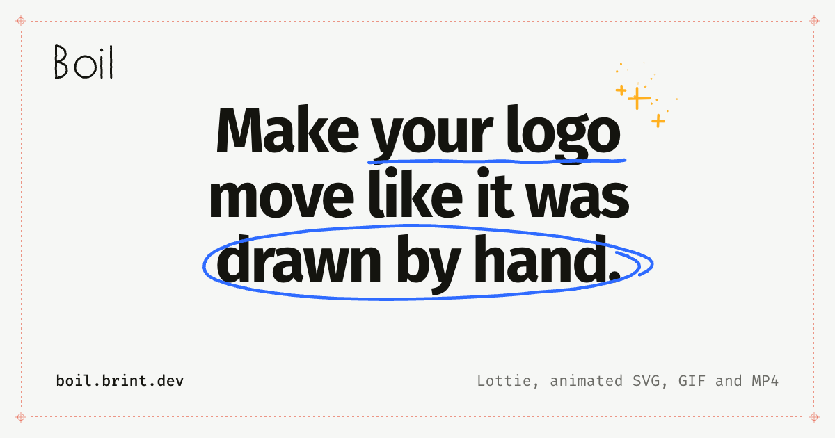 I made a free tool that animates drawings and logos like they're hand-drawn logo
